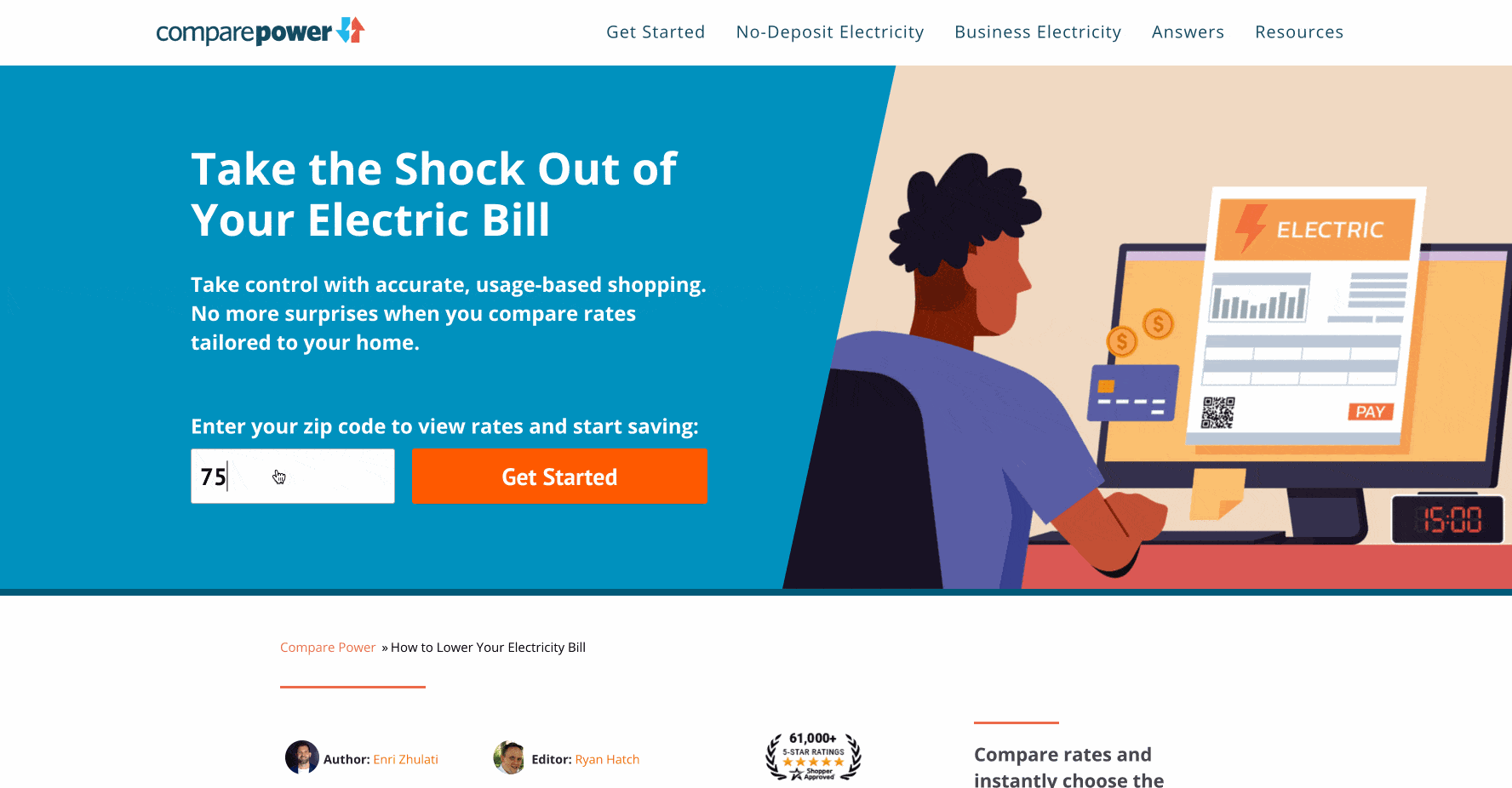 Lower high electricity bills in Texas